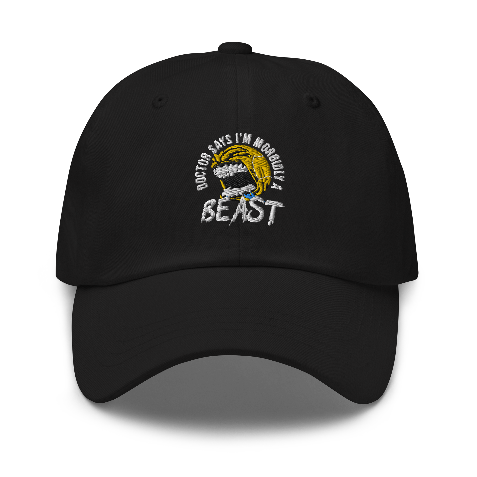 Doctor Says I'm Morbidly A Beast - Dad hat (Black)