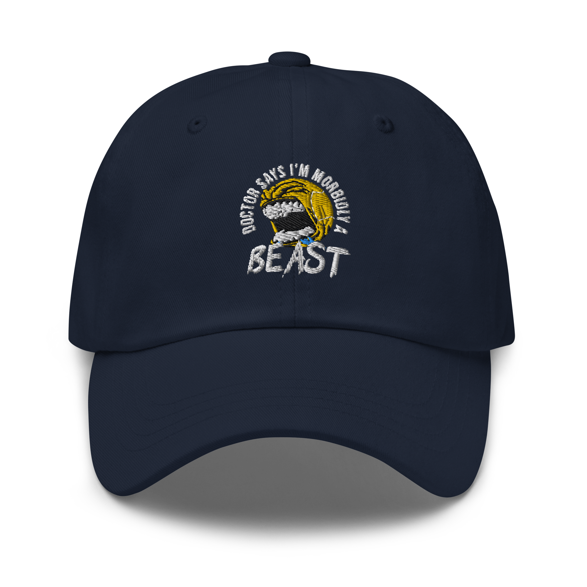 Doctor Says I'm Morbidly A Beast - Dad hat (Navy)